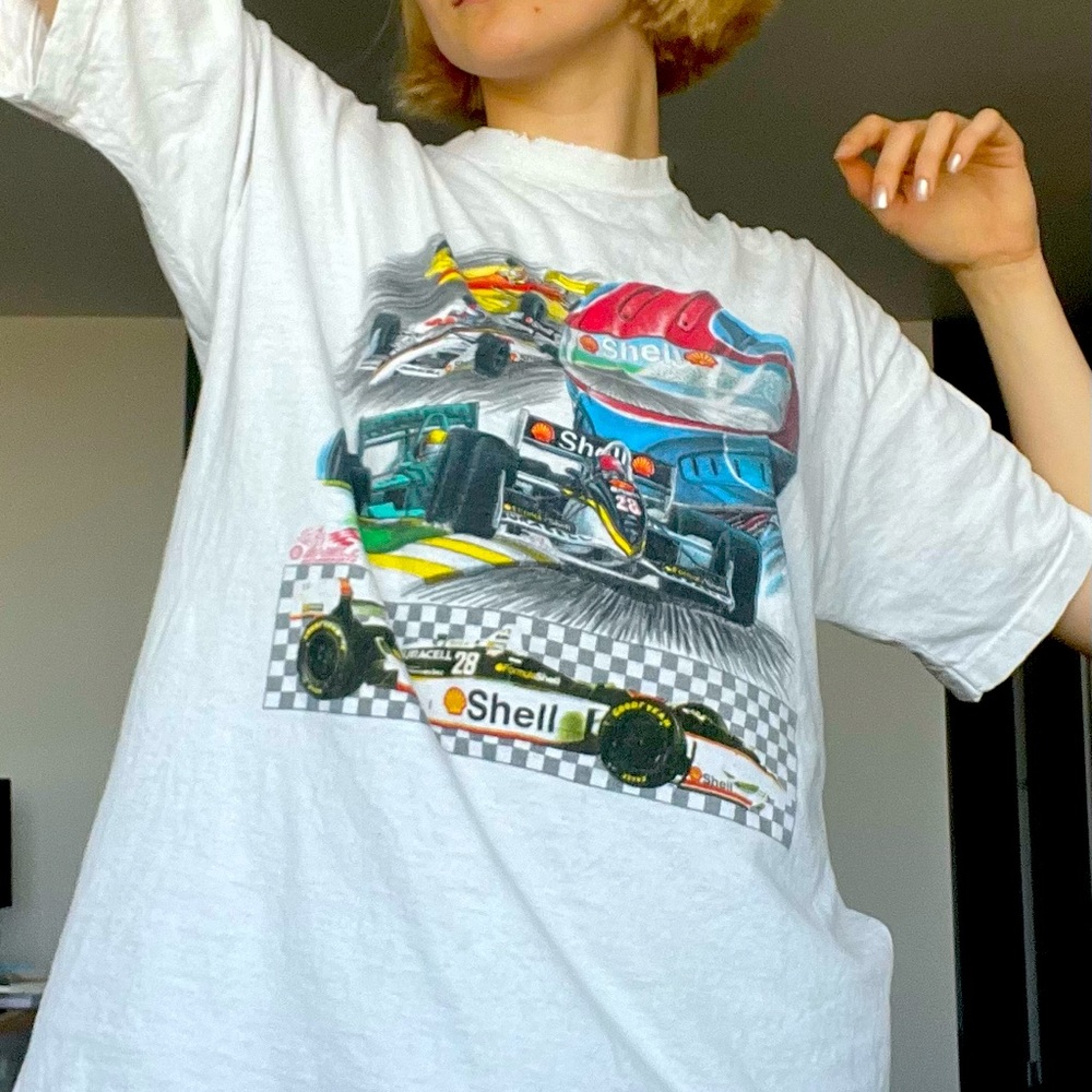 Oversized racer tee